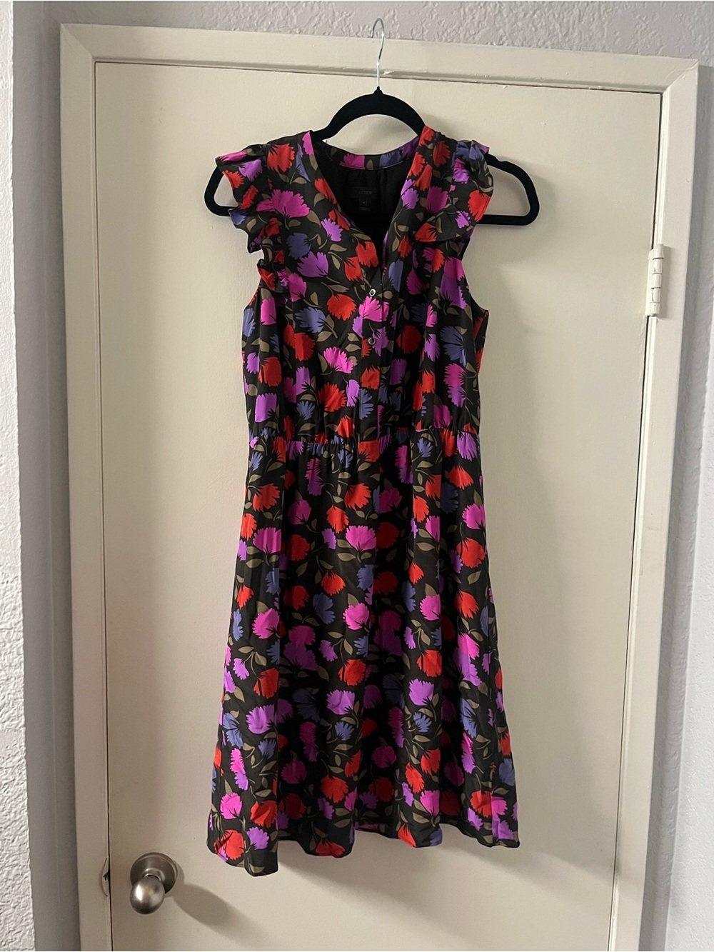J Crew Floral Dress Size 4